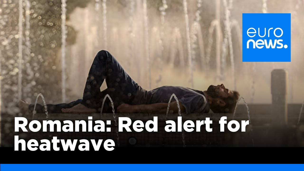 Workers struggle in Bucharest as temperatures climb over 40 degrees | euronews 🇬🇧