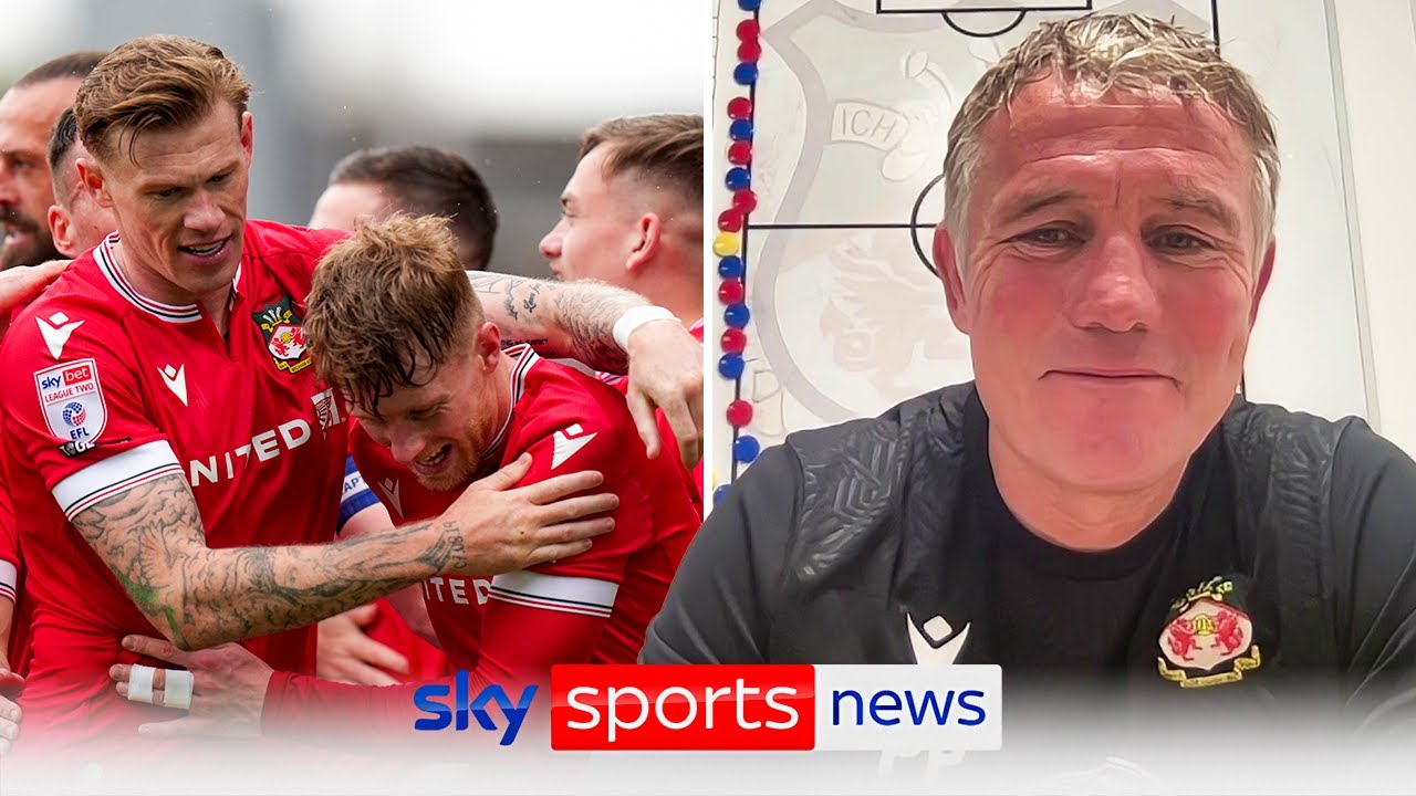 Wrexham manager Phil Parkinson reacts to fixtures release and promotion to the Championship