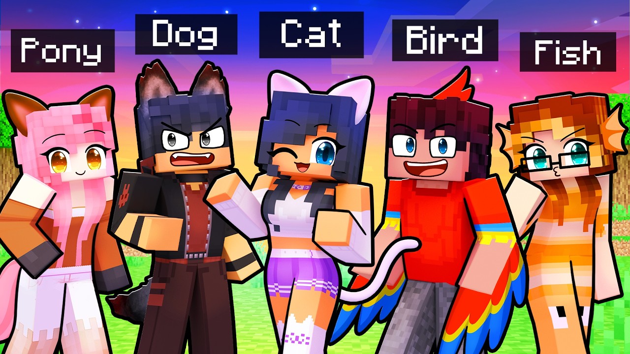 10 FRIENDS on one PET BLOCK in Minecraft!