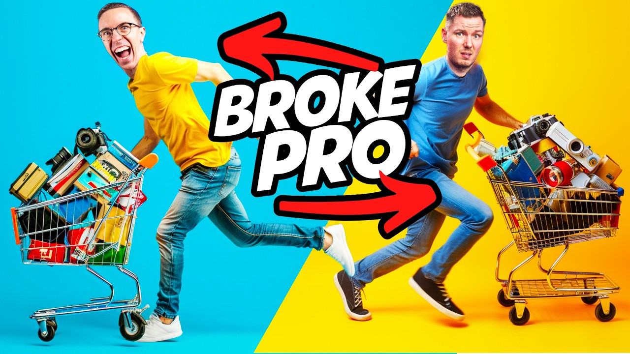 $100 vs $3000 YouTube Setup – BROKE vs PRO