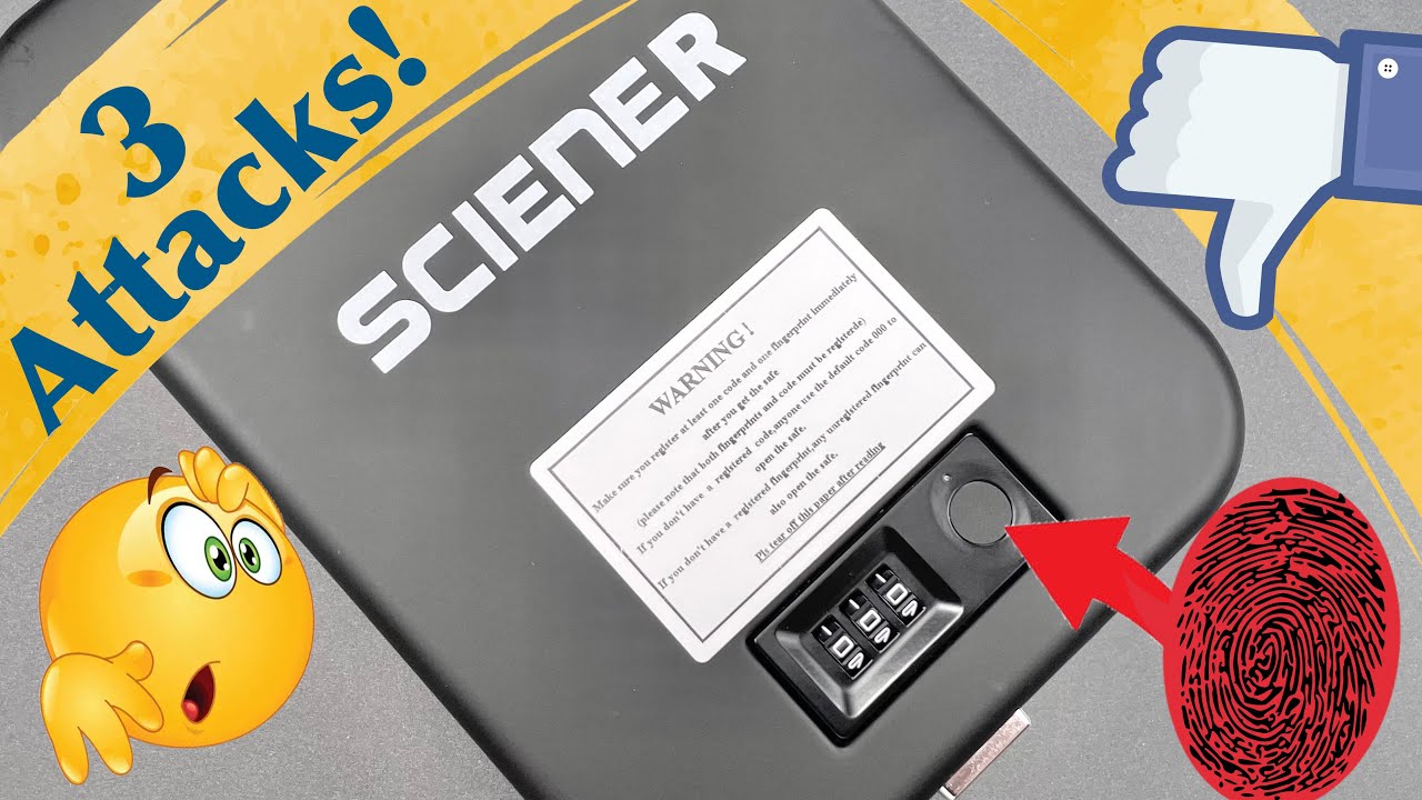 [1549] 3 Methods Open This Fingerprint Lockbox! (Sciener)