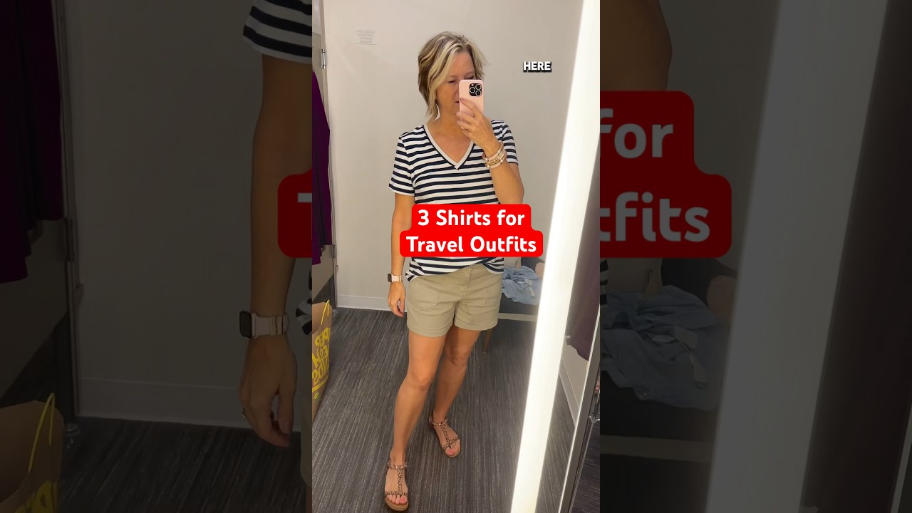 ✈️ 3 Shirts for Travel Outfits from Nordstrom Anniversary Sale 2024 #nsaleonyoutube #traveloutfits