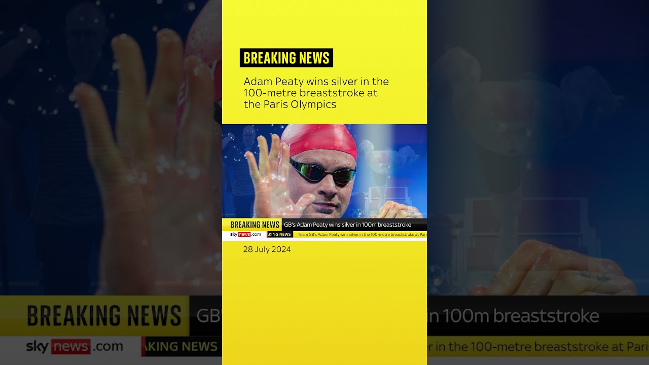 Adam Peaty pipped to gold as he misses out on third consecutive title