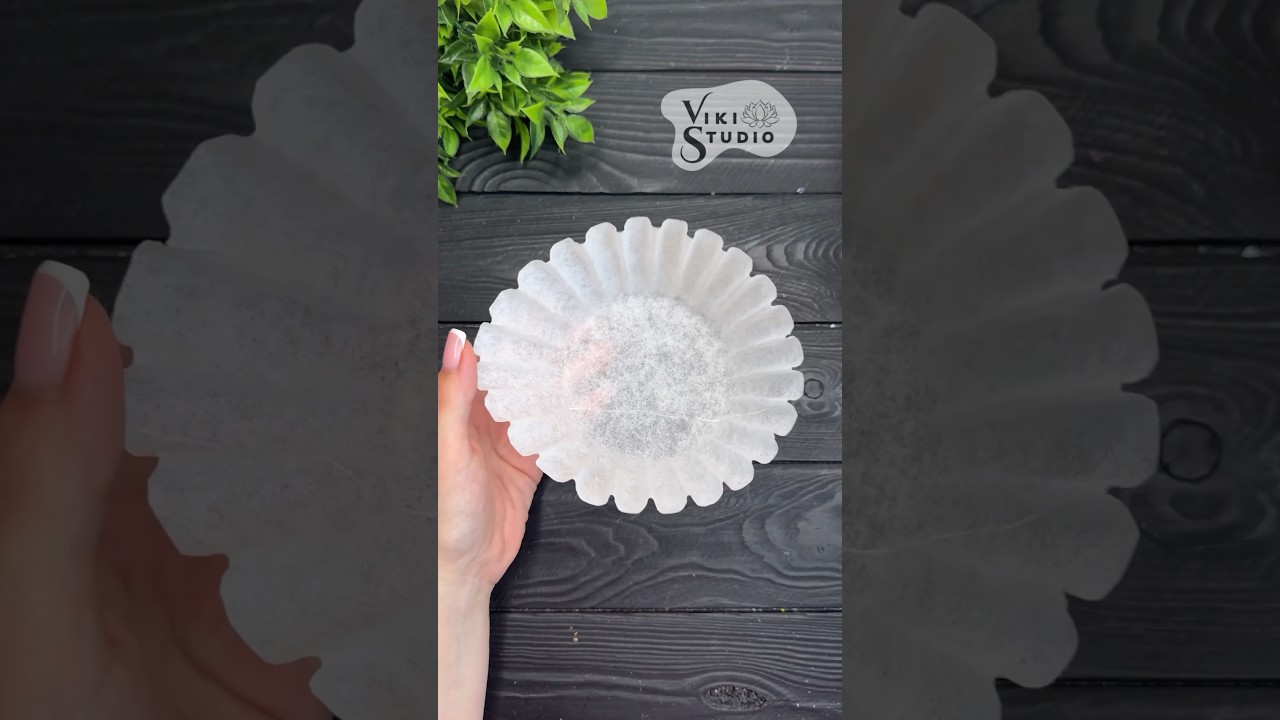 Amazing Paper Flower ✨ Craft Ideas with Filters for coffee