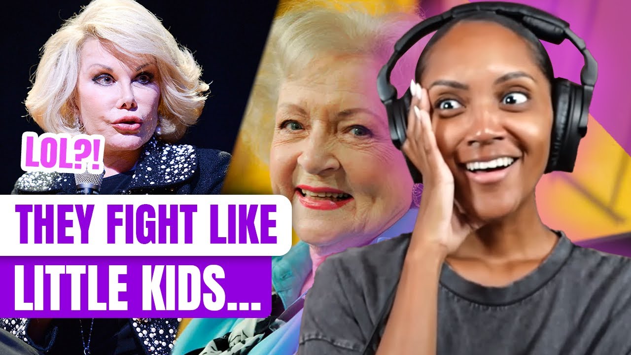 ARE THEY REAL FRIENDS?! | Betty White and Joan Rivers ROASTING the S**T out of each other (REACTION)