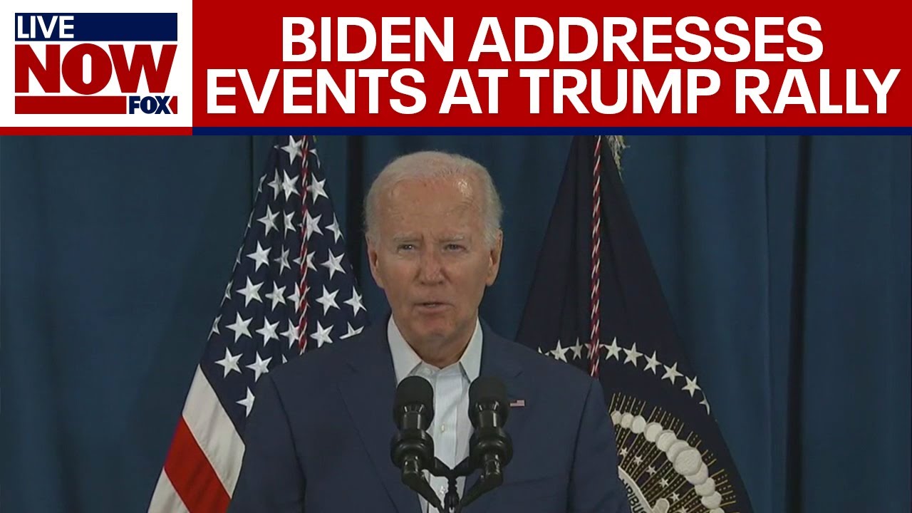 Biden addresses suspected shooting at Trump rally | LiveNOW from FOX