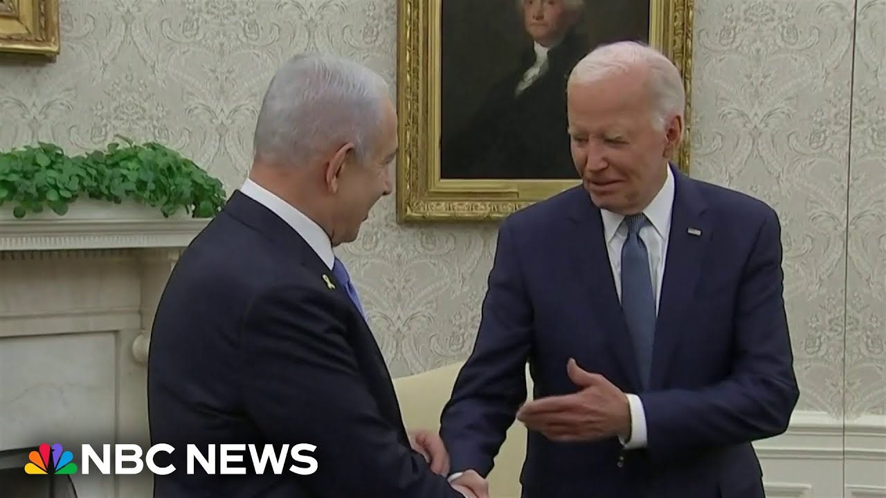 Biden and Harris press for a Gaza cease-fire and hostage deal in meetings with Netanyahu