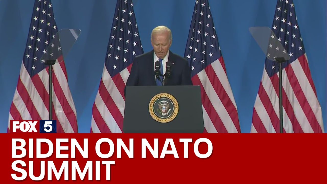 Biden discusses close of NATO summit | FOX 5 News