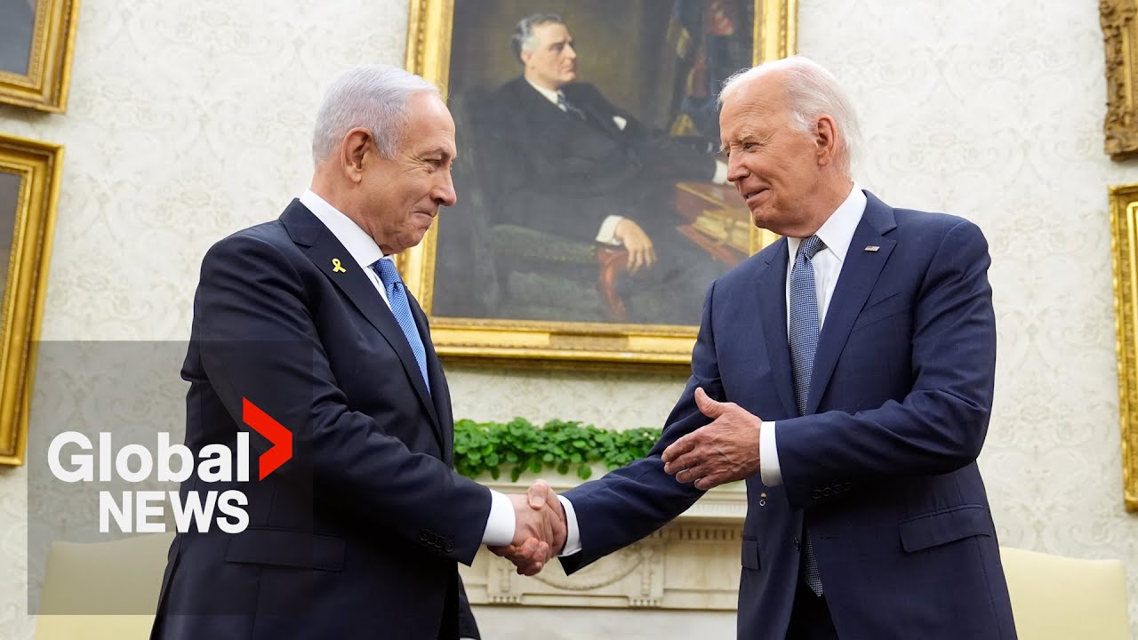Biden, Harris meet Israel’s Netanyahu over Gaza ceasefire
