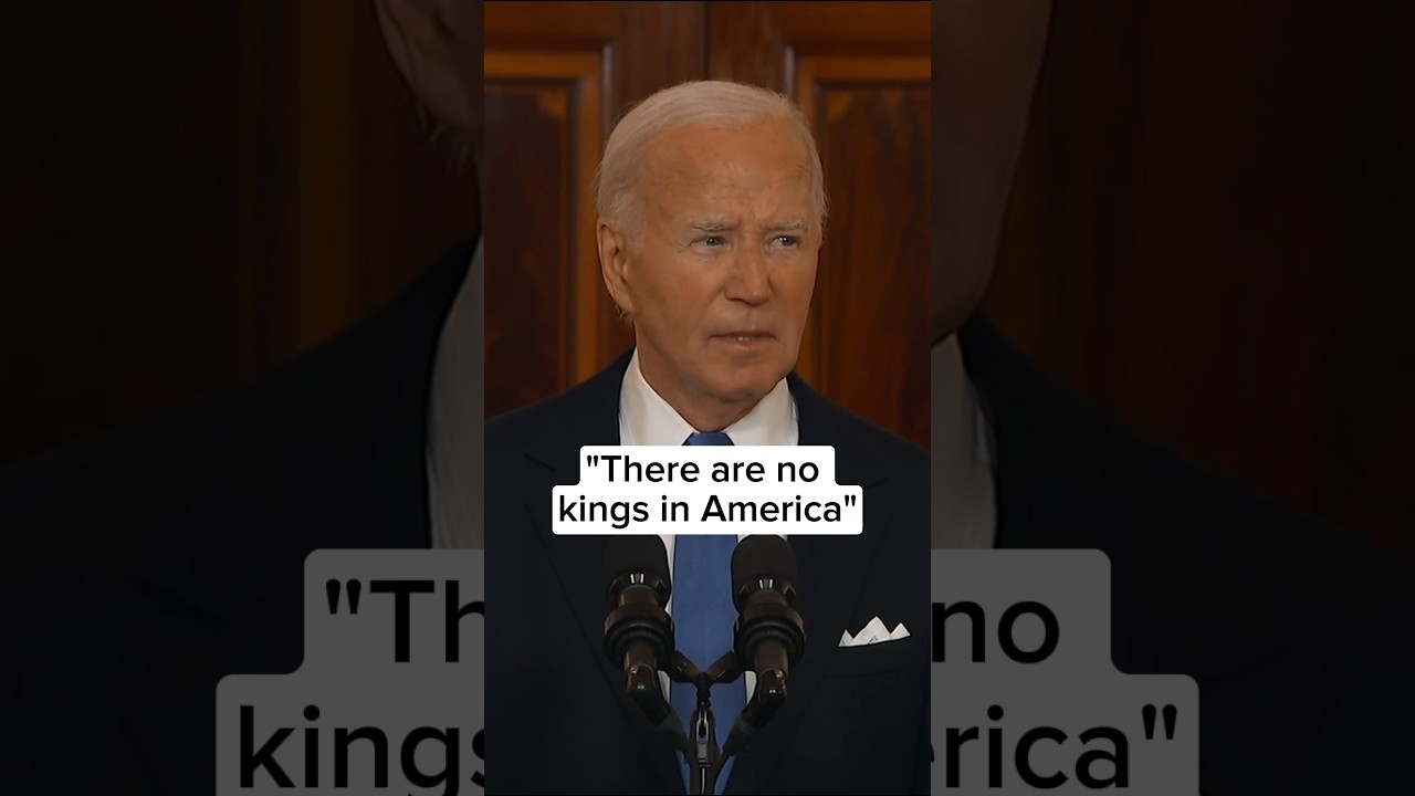 Biden reminds: ‘There are no kings in America’