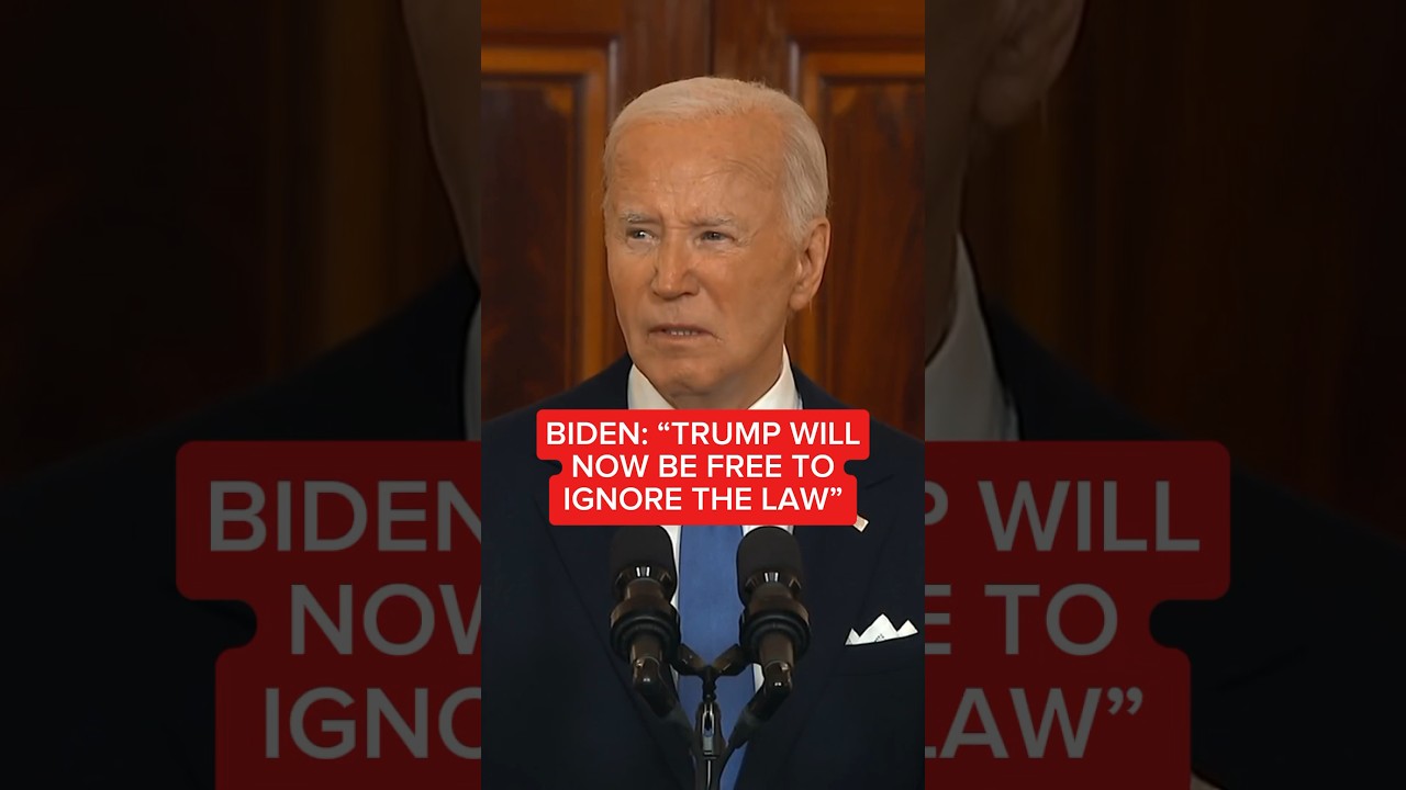 Biden: ‘Trump will now be free to ignore the law’