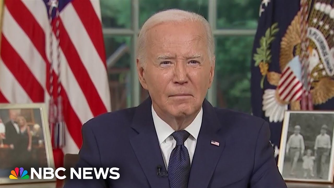 Biden urges country to ‘stand together’ in Oval Office address on Trump assassination attempt