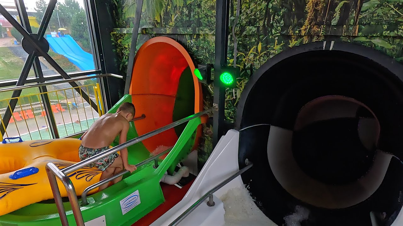 Black A White 🦓 Water Slide 💦 at Tatralandia 🇸🇰