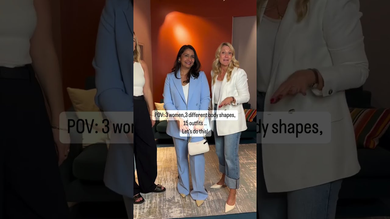 Body Shape Masterclass 30 – 3 women, 3 different shapes UK size 12 to 16 #styleover50 #styleover60