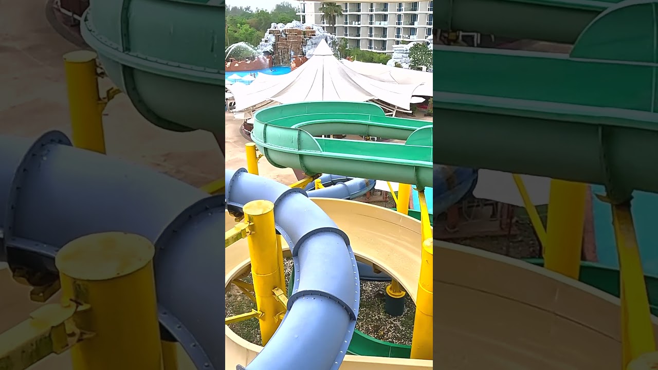 Body Tube 🐳Water Slide 💦 at Splash Jungle Phuket 🇹🇭