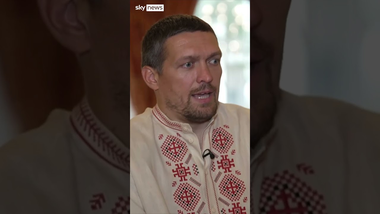 Boxer Oleksandr Usyk reveals he cries over the war in Ukraine