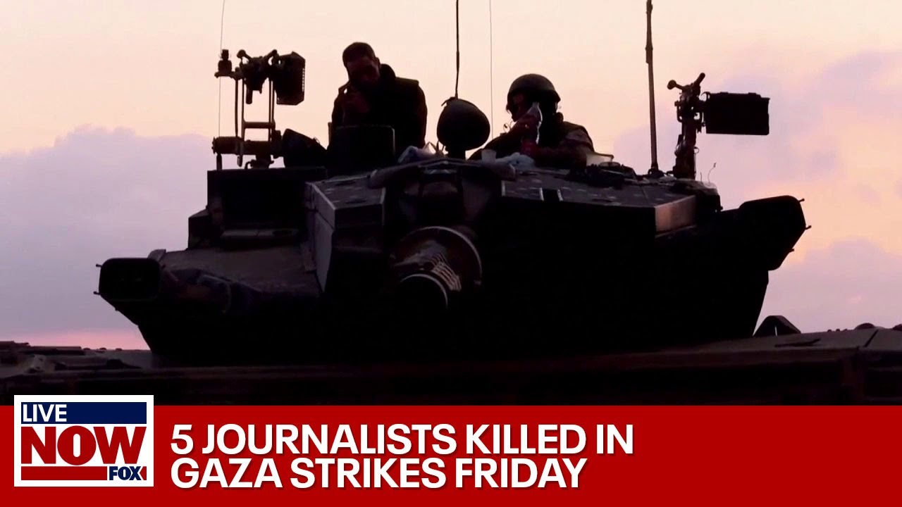 Breaking: 5 Journalists killed in Gaza in last 24 hours  | LiveNOW from FOX
