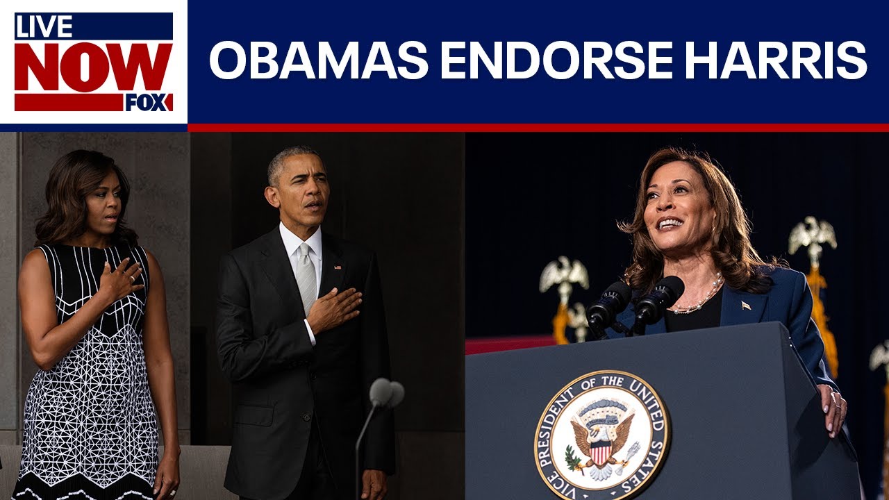 BREAKING: Barack and Michelle Obama endorse Kamala Harris | LiveNOW from FOX