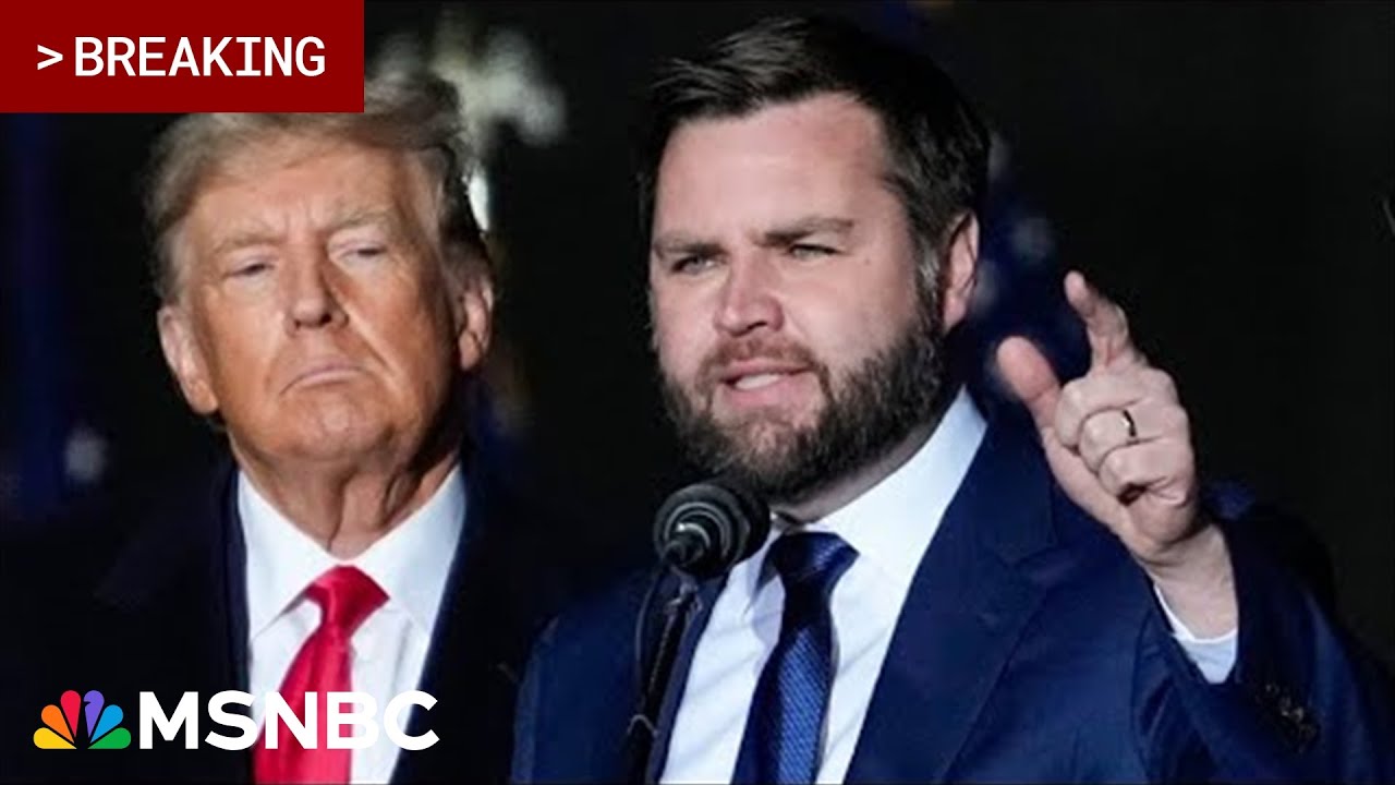 BREAKING: Trump announces JD Vance as 2024 running mate