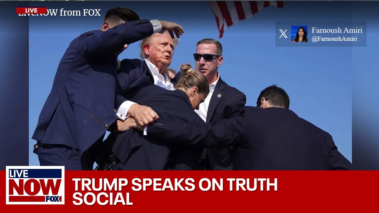 BREAKING: Trump posts he was shot by bullet, pierced his ear | LiveNOW from FOX
