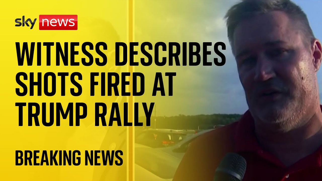 BREAKING: Witness describes moment gunshots rang out at Trump rally