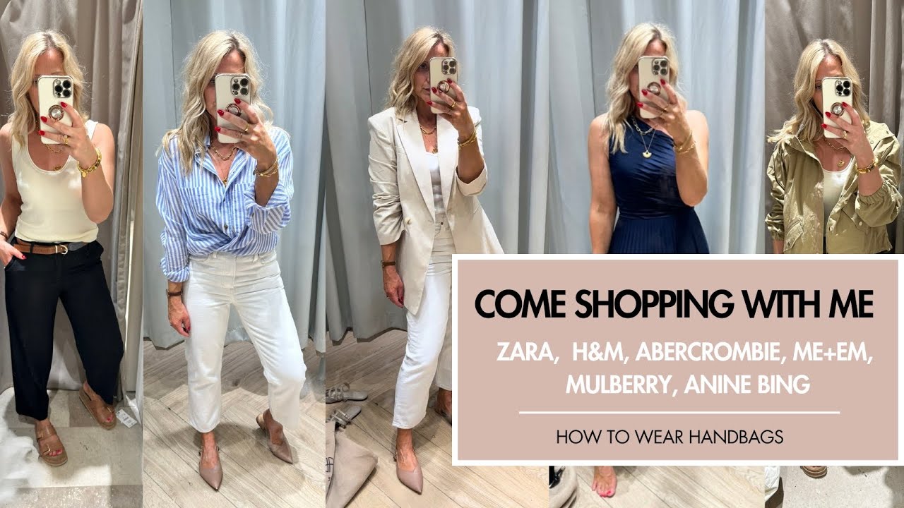 Come Sale Shopping With Me to Zara, H&M, Abercrombie, Anine Bing ME+EM and Mulberry! Melissa Murrell