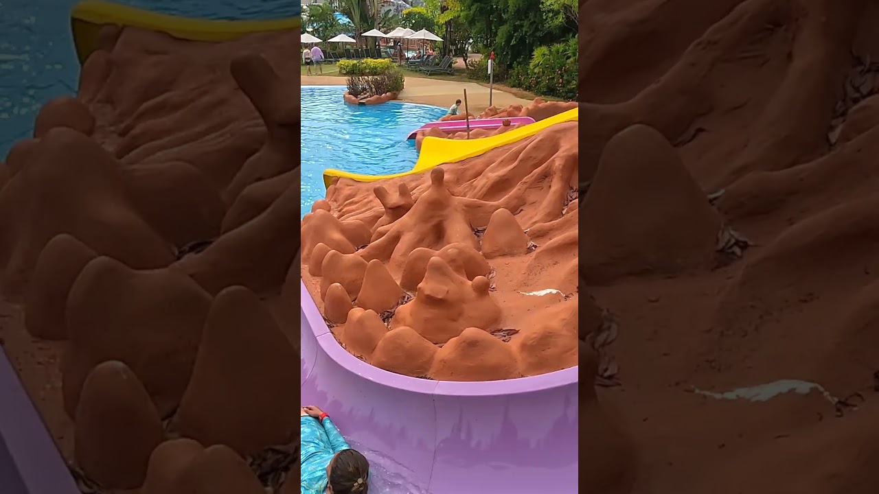 Deep Purple 🍆 Water Slide 💦 at Splash Jungle Phuket 🇹🇭