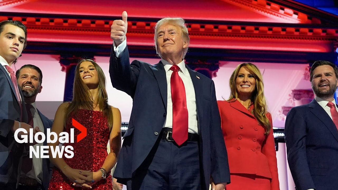 Donald Trump returns to his old playbook in RNC speech