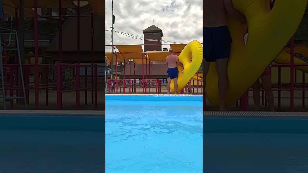 Double Bubble 🫧 Water Slide 💦 at Tatralandia 🇸🇰