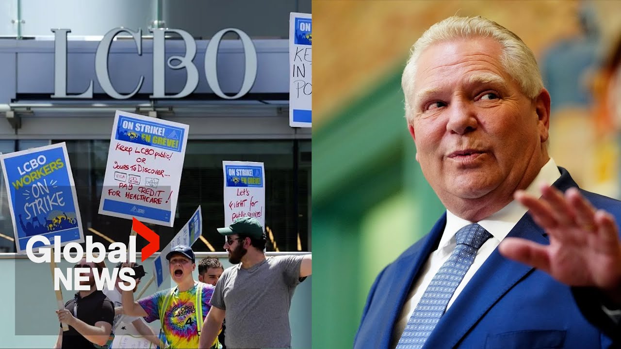 Doug Ford says he won’t budge on ready-to-drink beverages amid LCBO strike: “That ship has sailed”