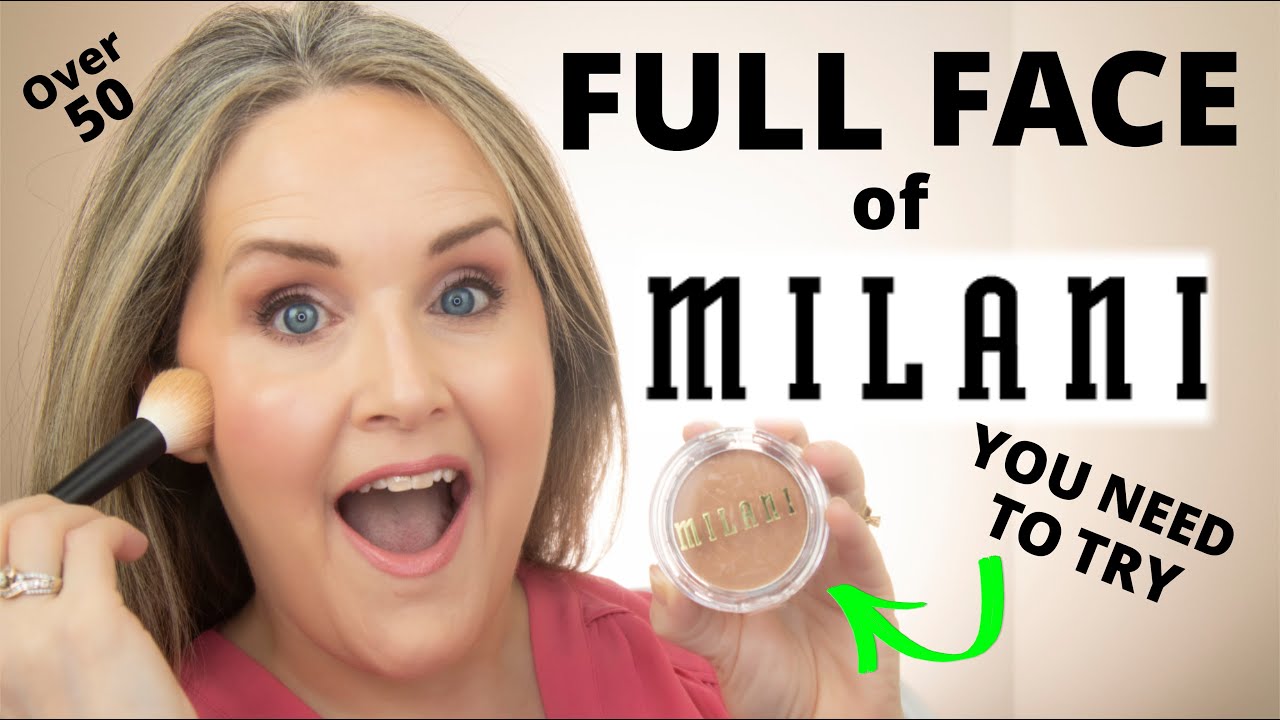 Drugstore Makeup | Full Face Makeup Tutorial With MILANI Products! AMAZING for Mature Women!