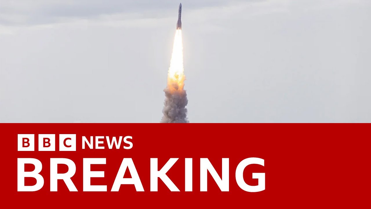 Europe’s Ariane-6 rocket launches | BBC News