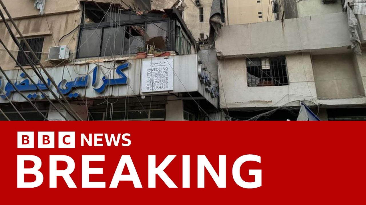 Explosion hits Beirut suburb as Israel says it has ‘targeted’ Hezbollah commander | BBC News