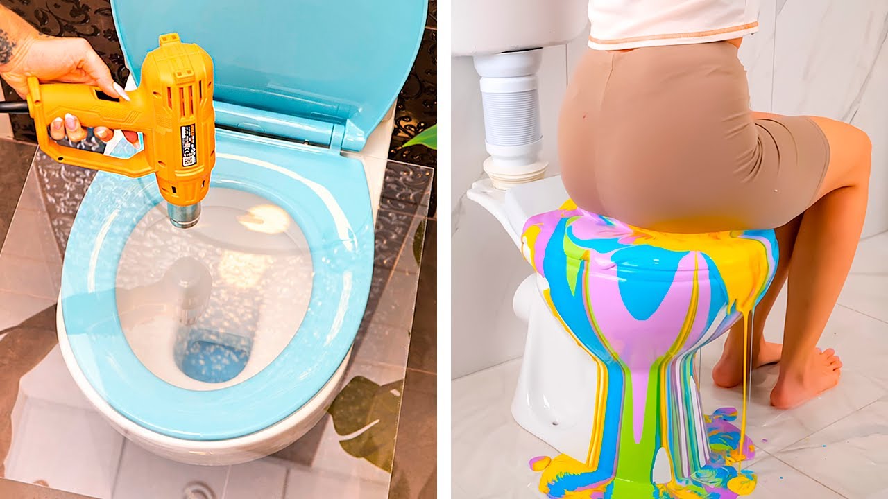 Fabulous Toilet Upgrade And Bathroom Hacks