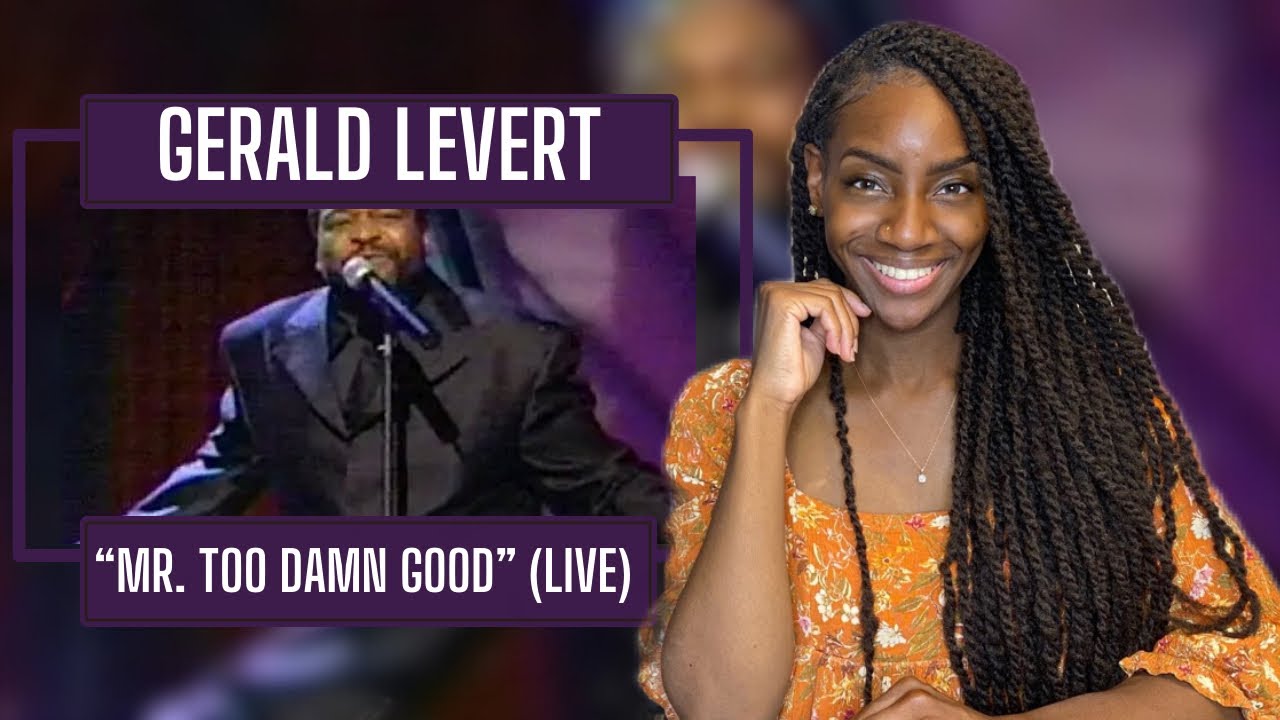First Time Hearing Gerald Levert- Mr. Too Damn Good BET LIVE  | REACTION 🔥🔥🔥