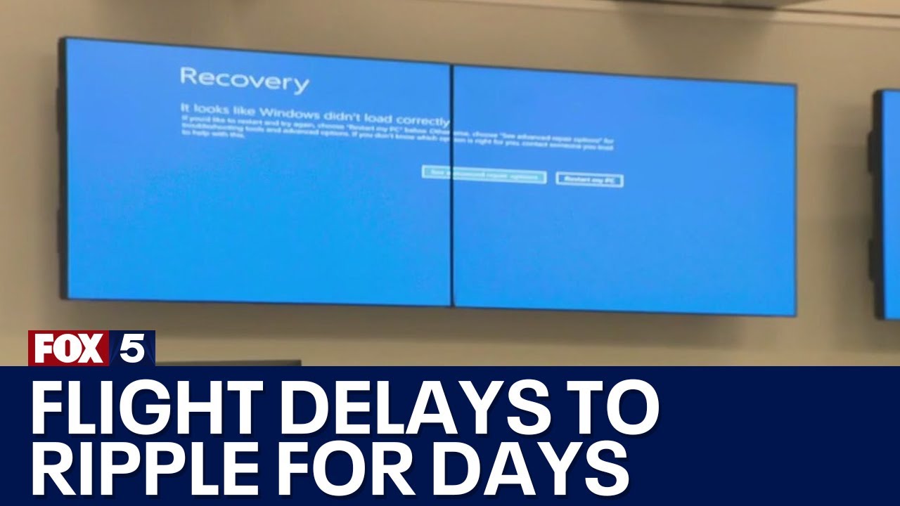 Flight delays after worldwide CrowdStrike outage | FOX 5 News