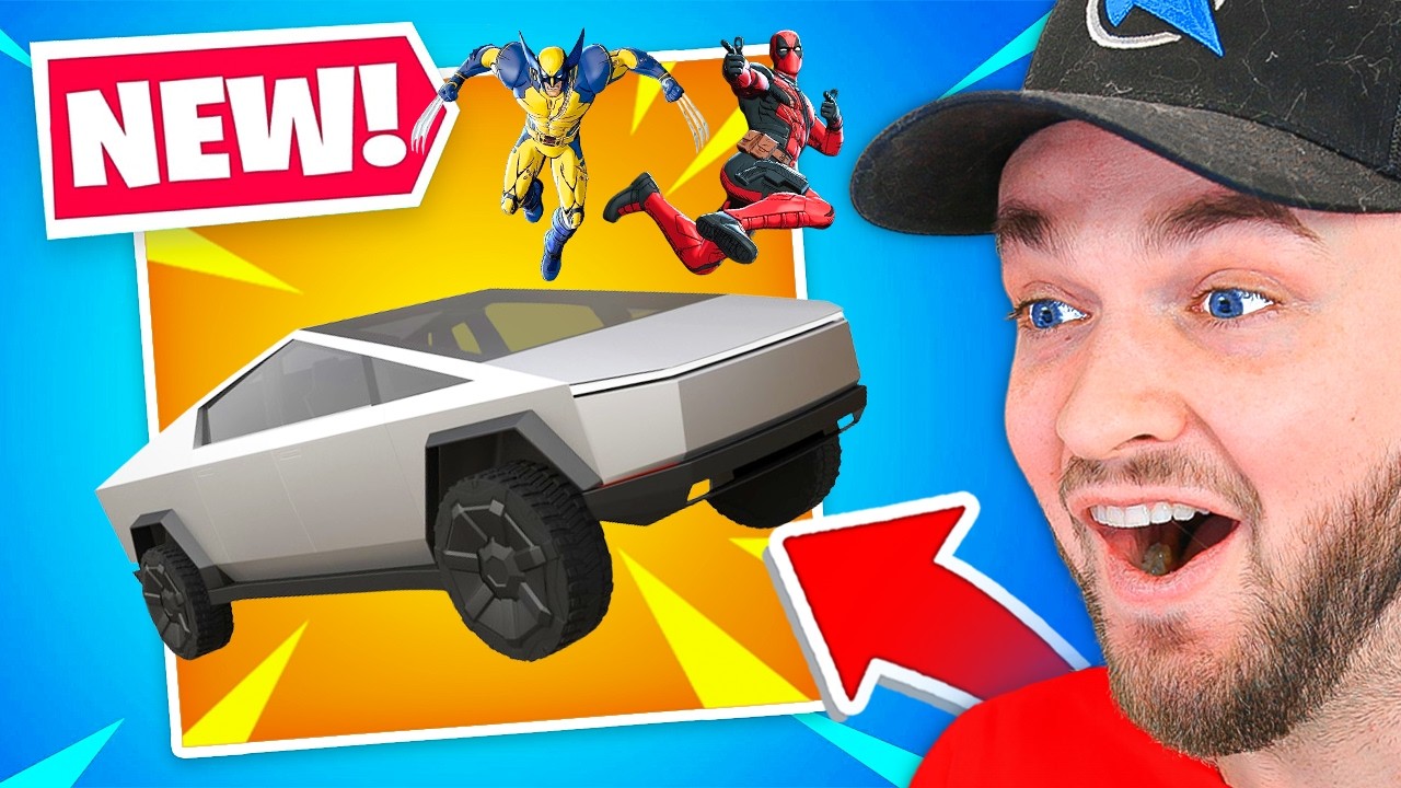 Fortnite’s *NEW* GIANT Update! (FREE Cybertruck & Deadpool RETURNS)