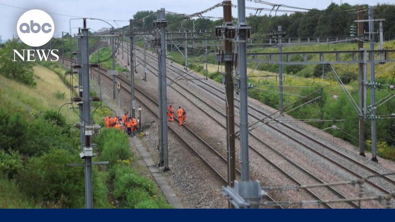 French train lines targeted ahead of Olympics opening ceremony in Paris