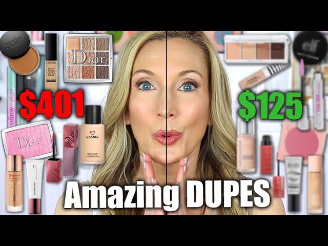 Full Face of DRUGSTORE Makeup DUPES With All Day Wear Test!