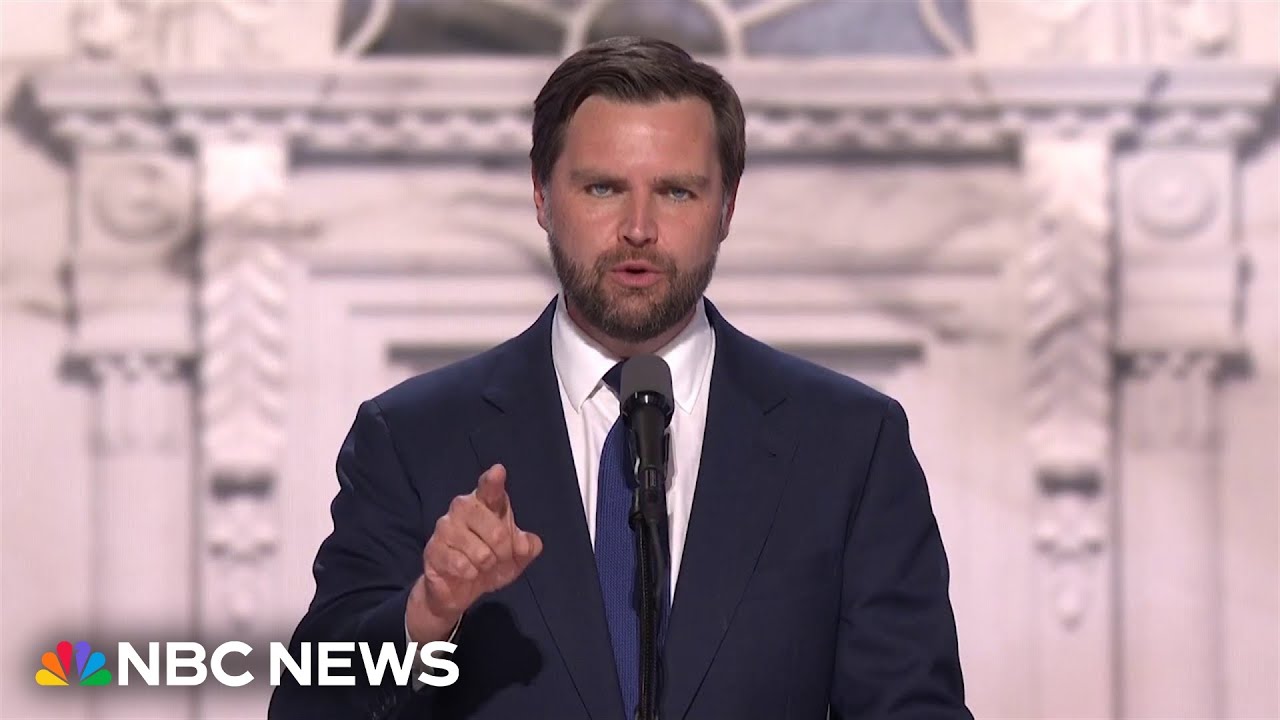 Full speech: JD Vance accepts Republican vice presidential nomination