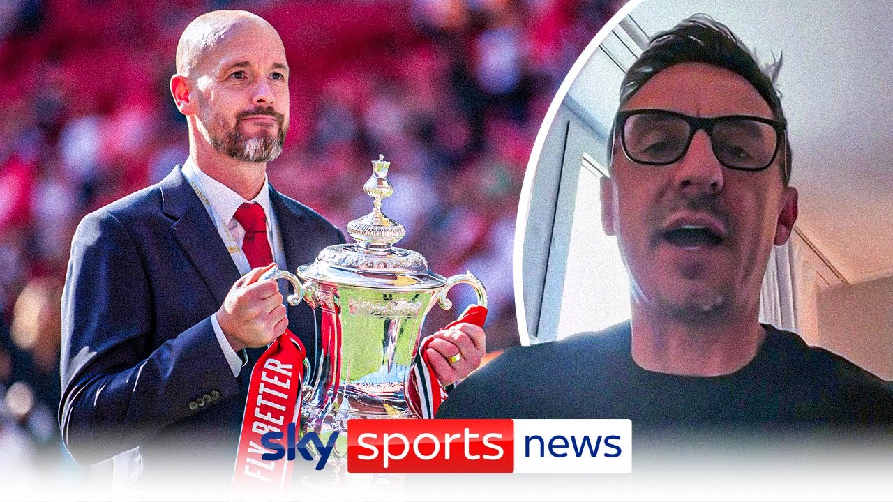 Gary Neville reacts to Erik Ten Hag’s new Manchester United contract