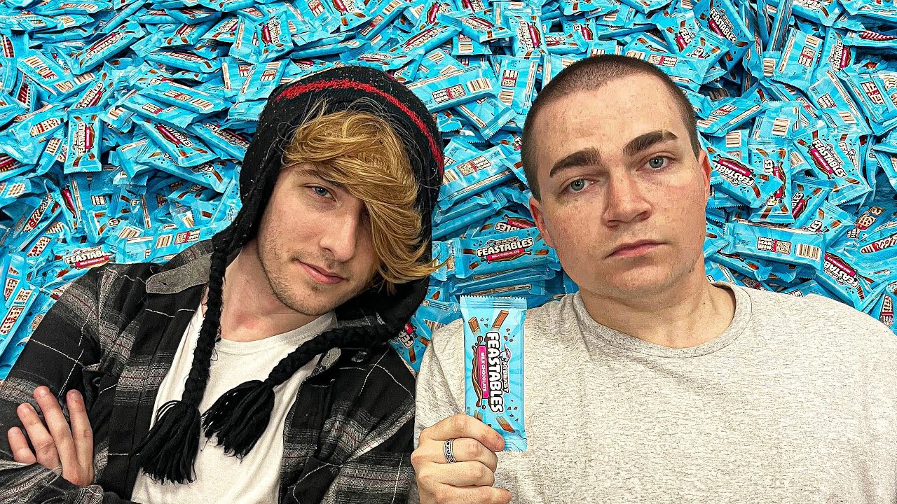 giving away 12,000 mrbeast chocolate bars