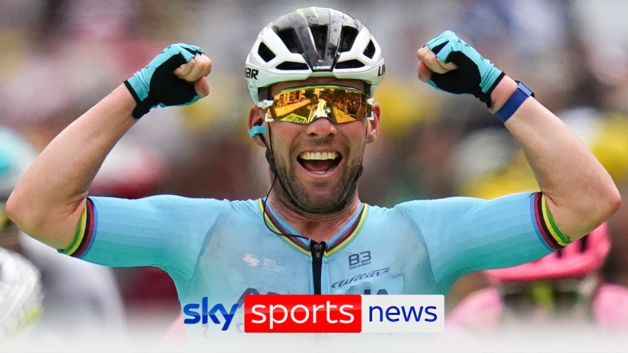 “Greatest ever sprinter” – Reaction as Sir Mark Cavendish makes cycling history at Tour de France