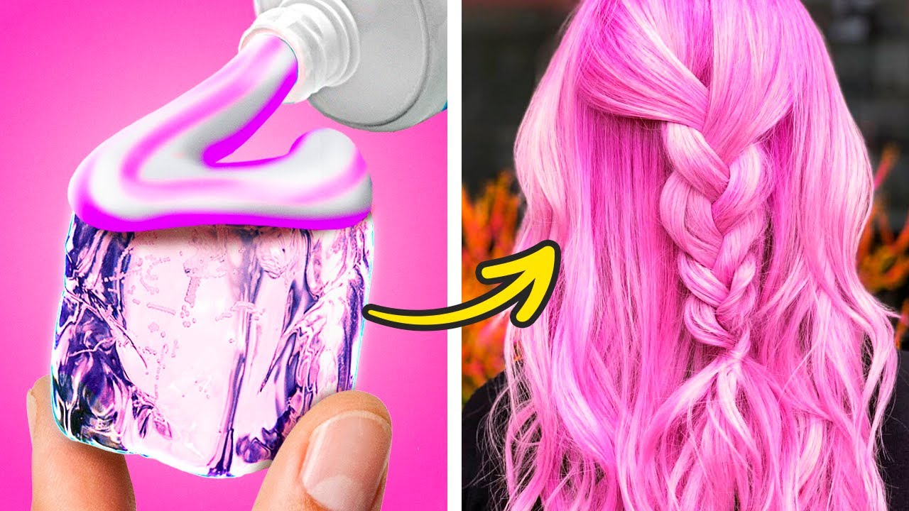 HAIR DYEING TECHNIQUES AND HACKS