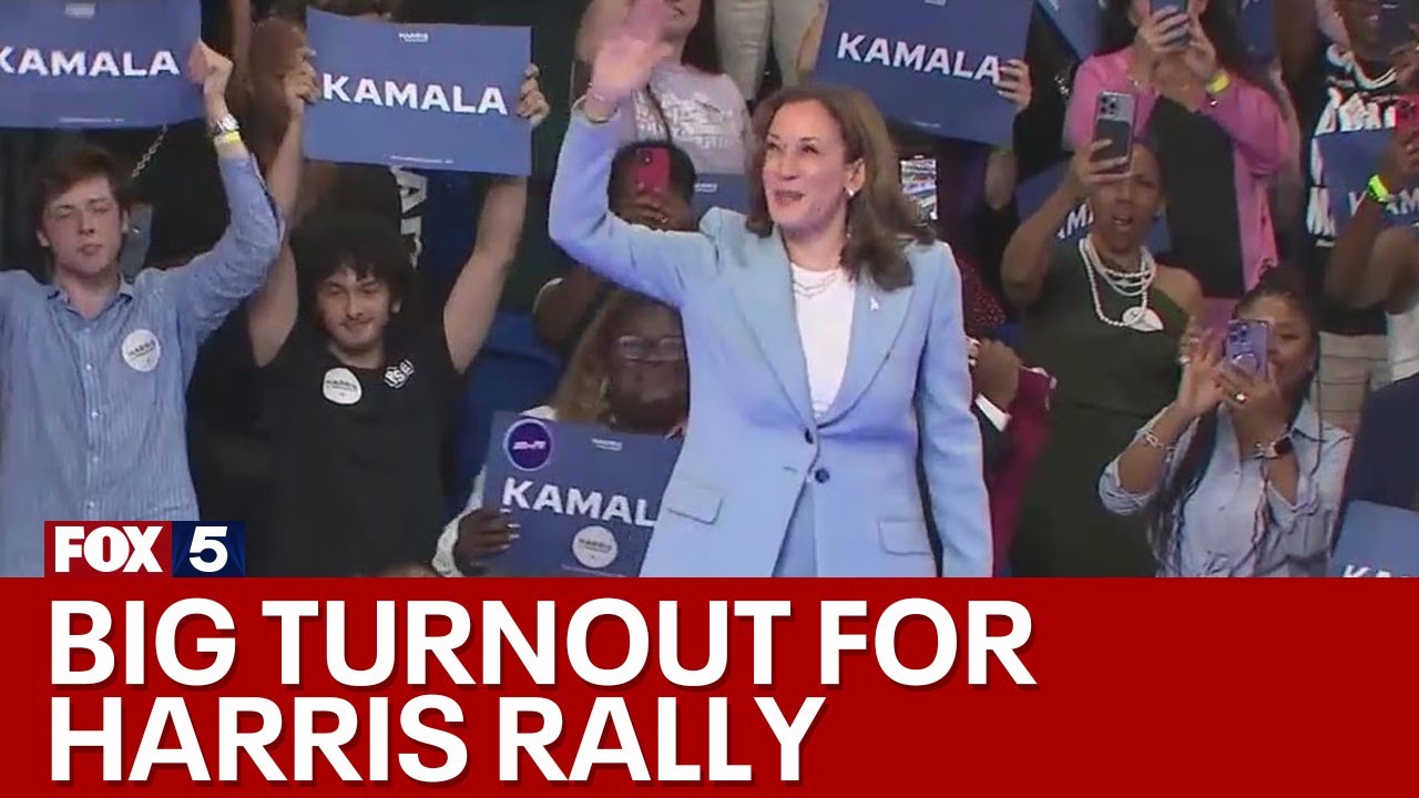 Harris makes first campaign stop in Atlanta | FOX 5 News