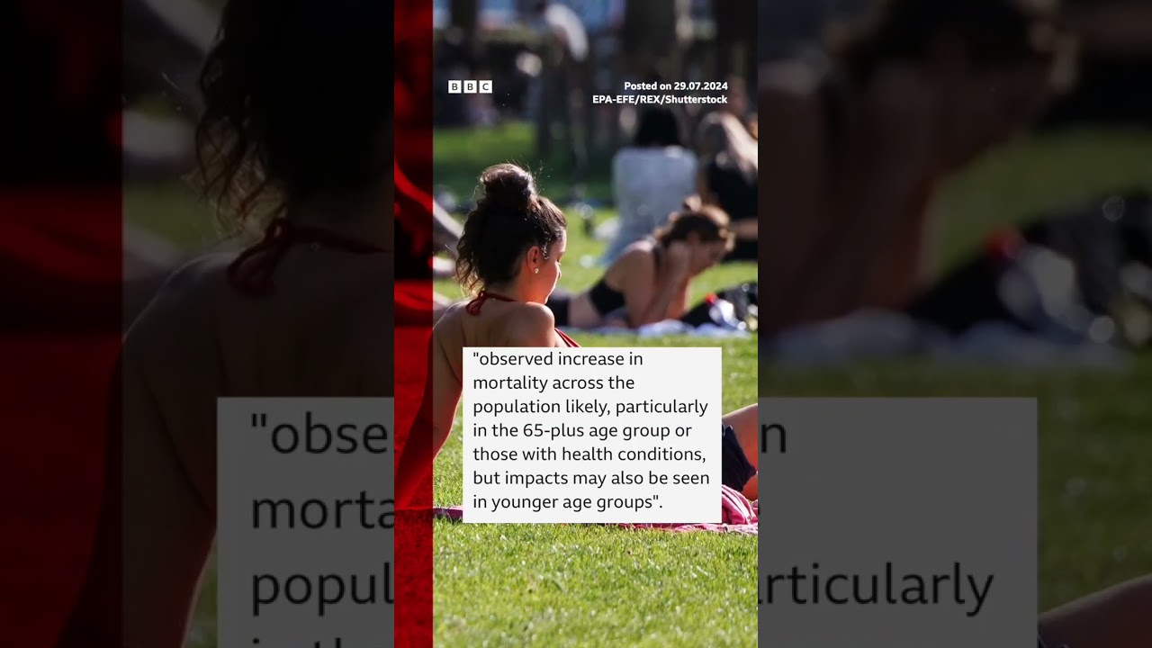 Health alert issued across England as temperatures may reach 32C. #UKWeather #Summer #BBCNews