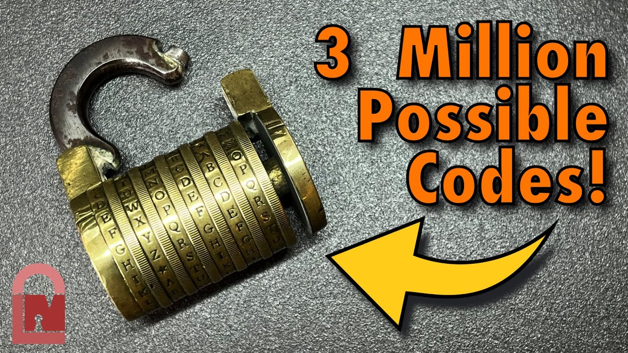 How I Decoded this Antique Combination Padlock with Over 300 Million