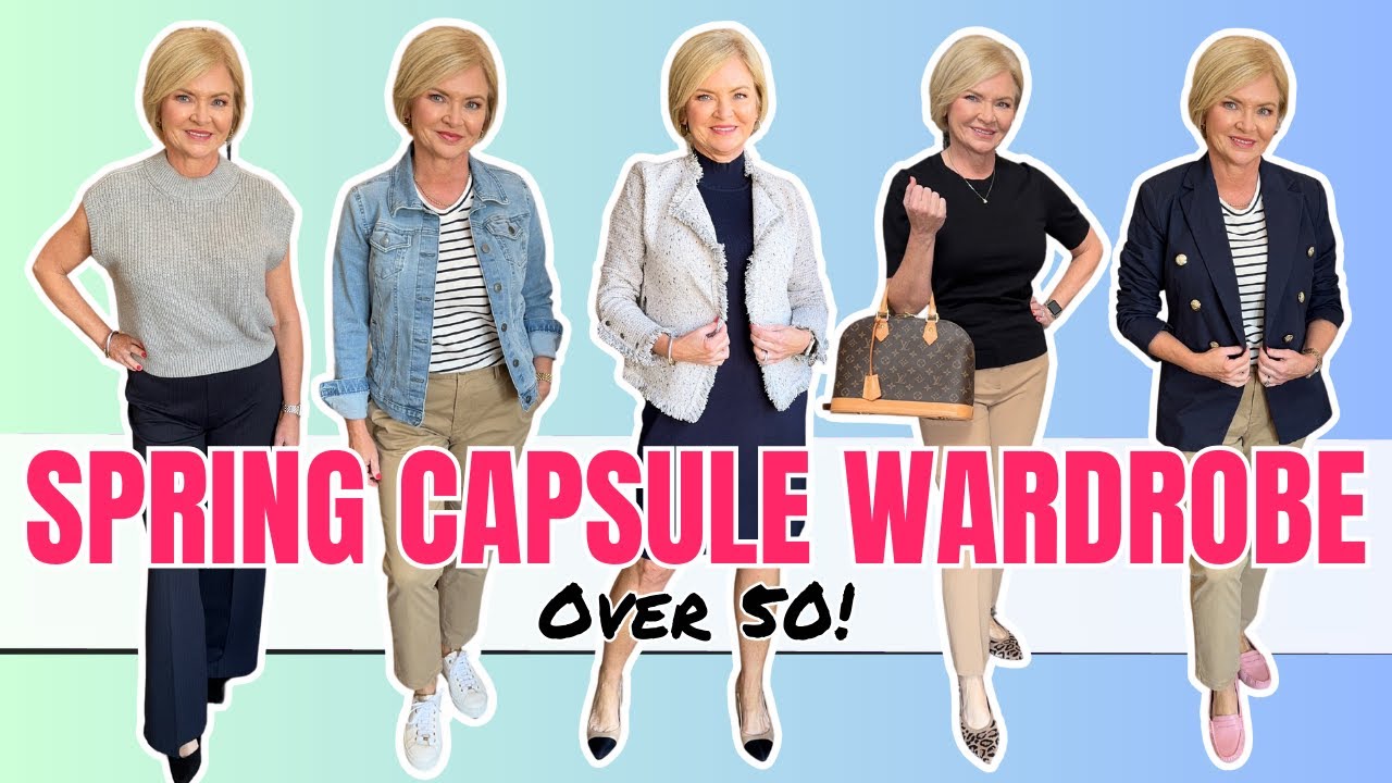 How To Build A Capsule Wardrobe: Spring Basics For Women Over 50