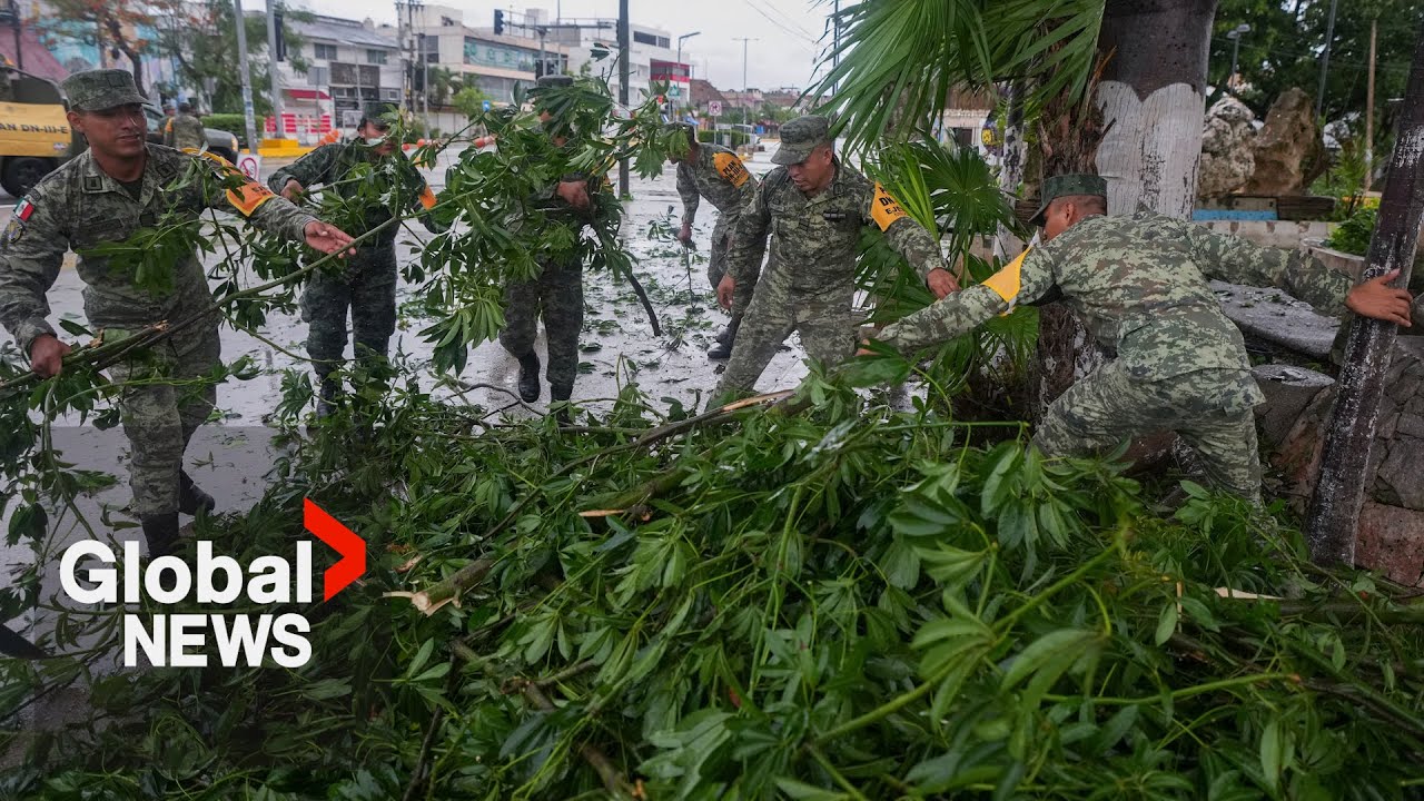 Hurricane Beryl makes landfall in Mexico after wreaking havoc in the Caribbean