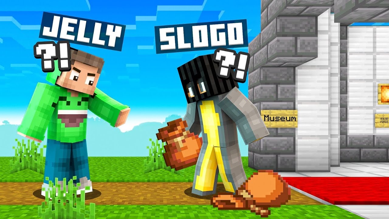 I Caught Slogo STEALING From The Squid Island Museum! (Minecraft)